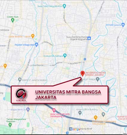 Campus Location Map Mitra Bangsa University Jakarta Nomor
